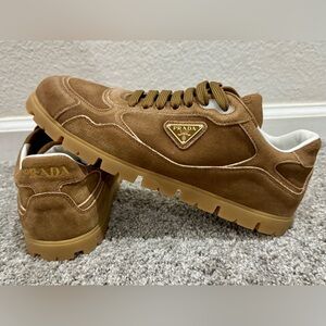 NWOT-Prada Faded Suede Sneakers-Size 40 (10 US)
